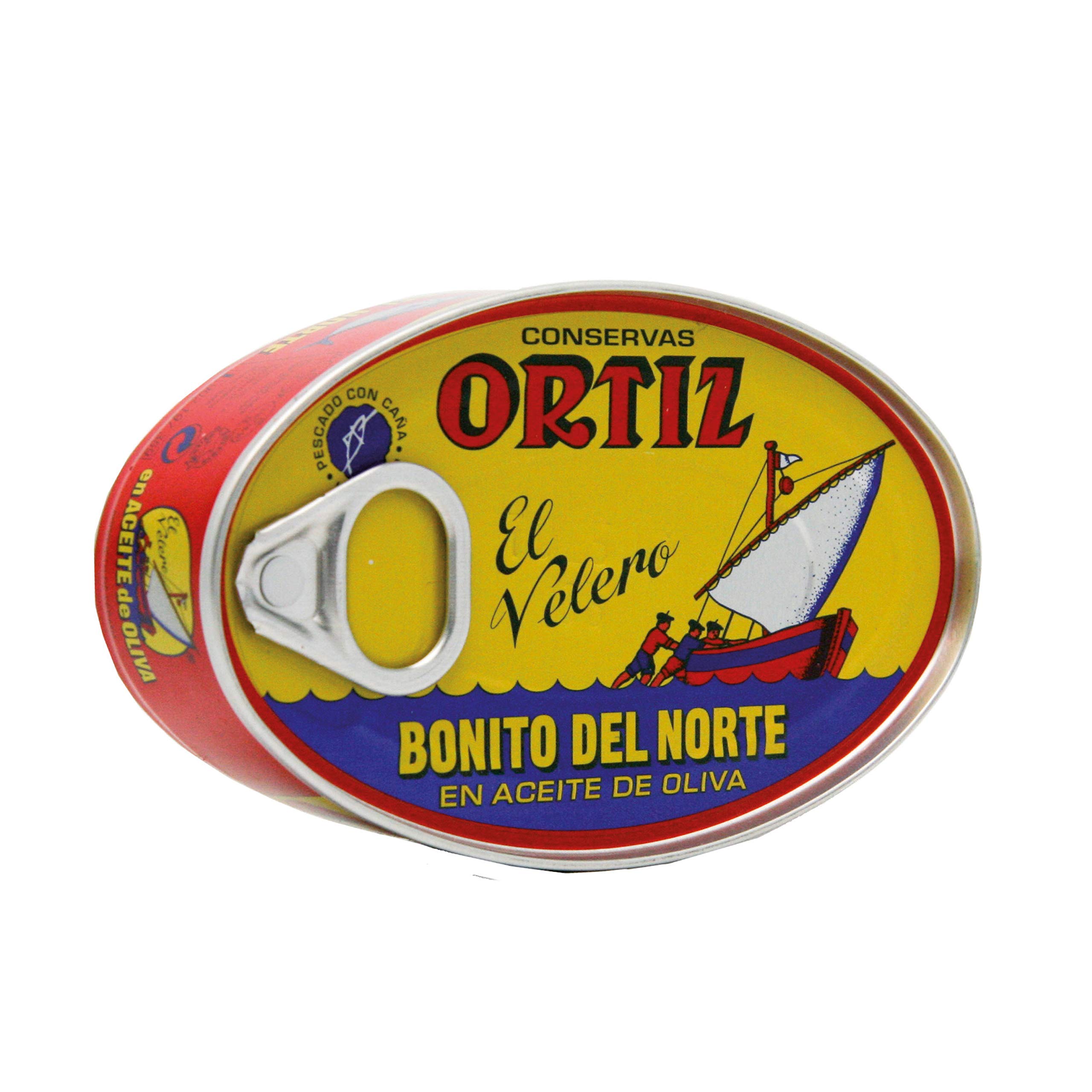 Ortiz Bonito Del Norte White Tuna in Olive Oil, 3.95Ounce Tins (Pack