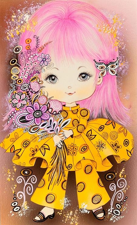 Puzzle 1000 Piezas Disfraz Amarillo Flores Niña Adultos jigsaw puzzles Niños De Madera Juego Clásico Puzzle Toys Puzzles: Amazon.es: Hogar