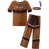 ReliBeauty Native Costume Boys Kids Dress Outfit