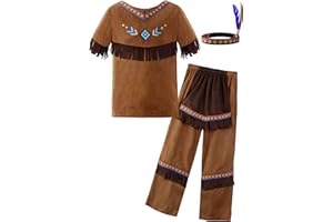 ReliBeauty Native Costume Boys Kids Dress Outfit