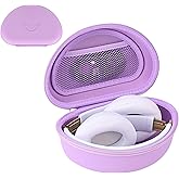 stukcaze Hard Headphone Case for Beats Solo 4, Studio Pro, Solo 3, Studio 3, Solo 2,Over Ear Headphone Carrying Case with Storage Cable Bag Strap for Travel (Purple-2)
