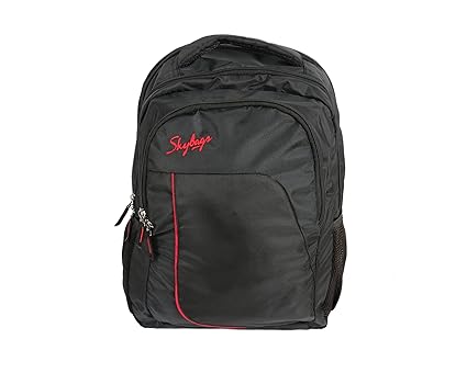 Skybags Fox Plus 18 Polyester Laptop Bag - 46 cm H x 34.5 cm W x 23.5 cm L - Black