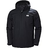 Helly Hansen Men's Dubliner Jacket Waterproof, Windproof, Breathable Shell Rain Coat with Packable Hood