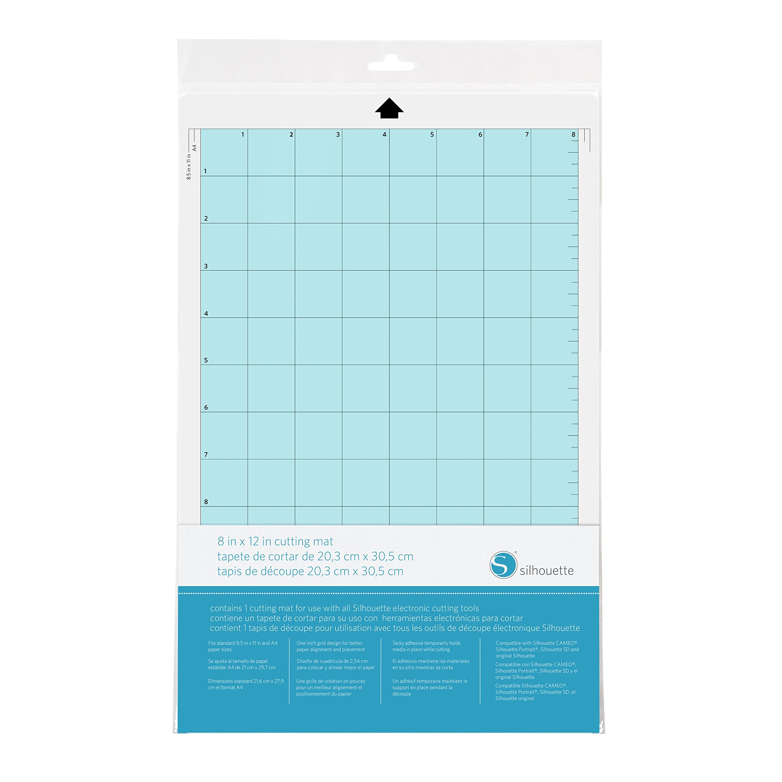 Silhouette Portrait Cutting Mat, Blue, 8 Inches x 12 Inches