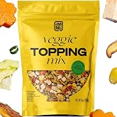 Immi Ramen Toppings Mix &ndash; Dried Vegetables for Ramen, 13 oz, Carrots, Cabbage, Chives, Corn, Mushrooms, Tofu Cubes, Tofu Skin, Flavorful Vegetable Topping for Cup Noodles