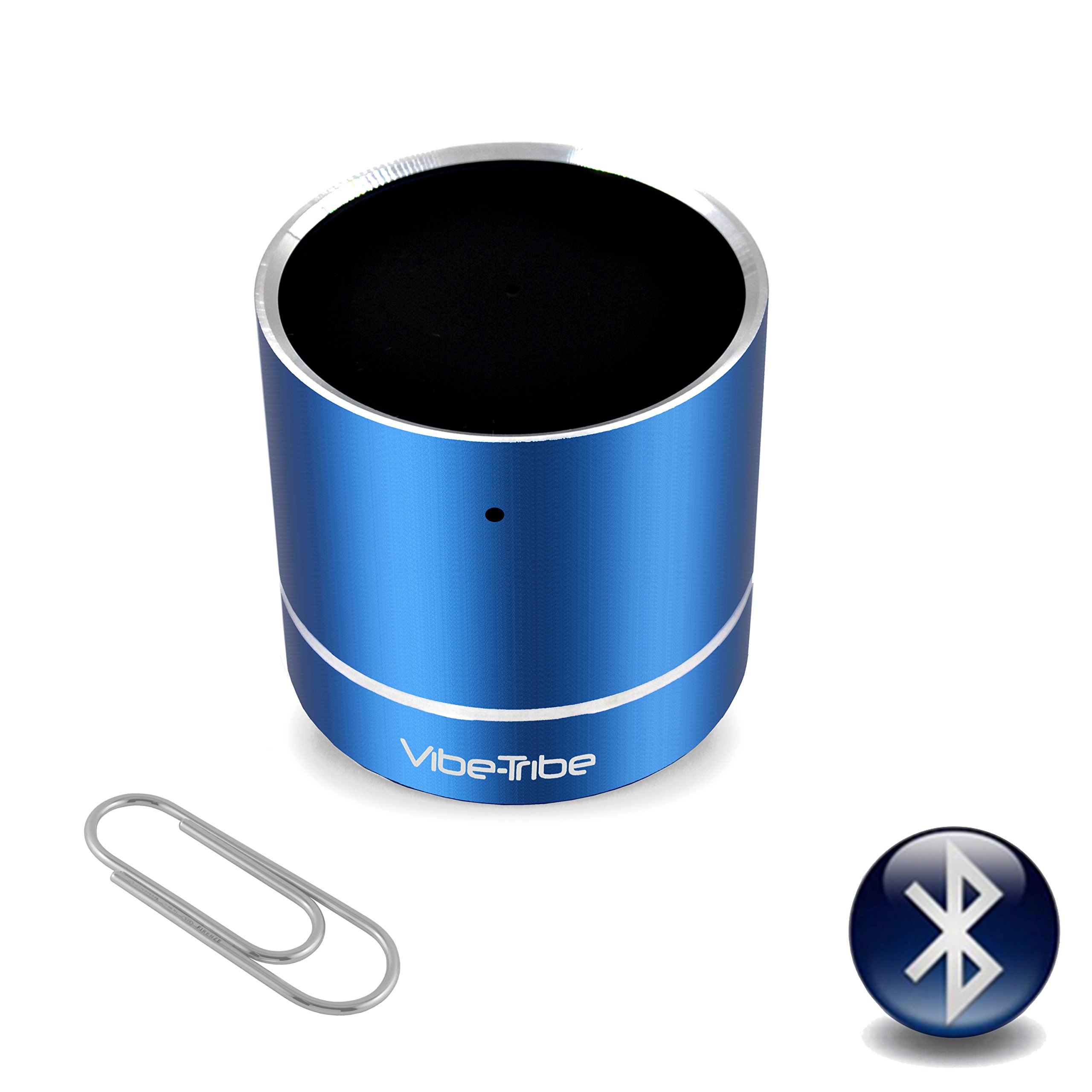 Vibe-Tribe - Troll Mini Yale Blue: the Ultracompact Vibration Speaker, 3 Watt, with Bluetooth and Hands Free.