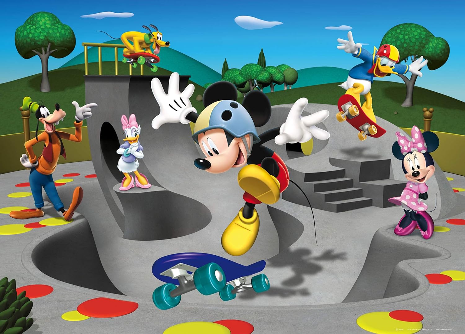 Disney Photo Wallpaper/Giant Wall Poster, Non-Woven, Multi-Colour, 160 x 110 cm