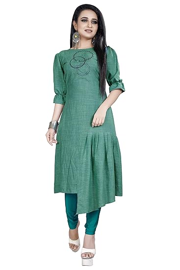 Womens Rayon Regular Kurta