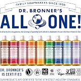 Dr. Bronner's Peppermint Pure-Castile Soap 237ml 18-in-1 Organic Oils view 5