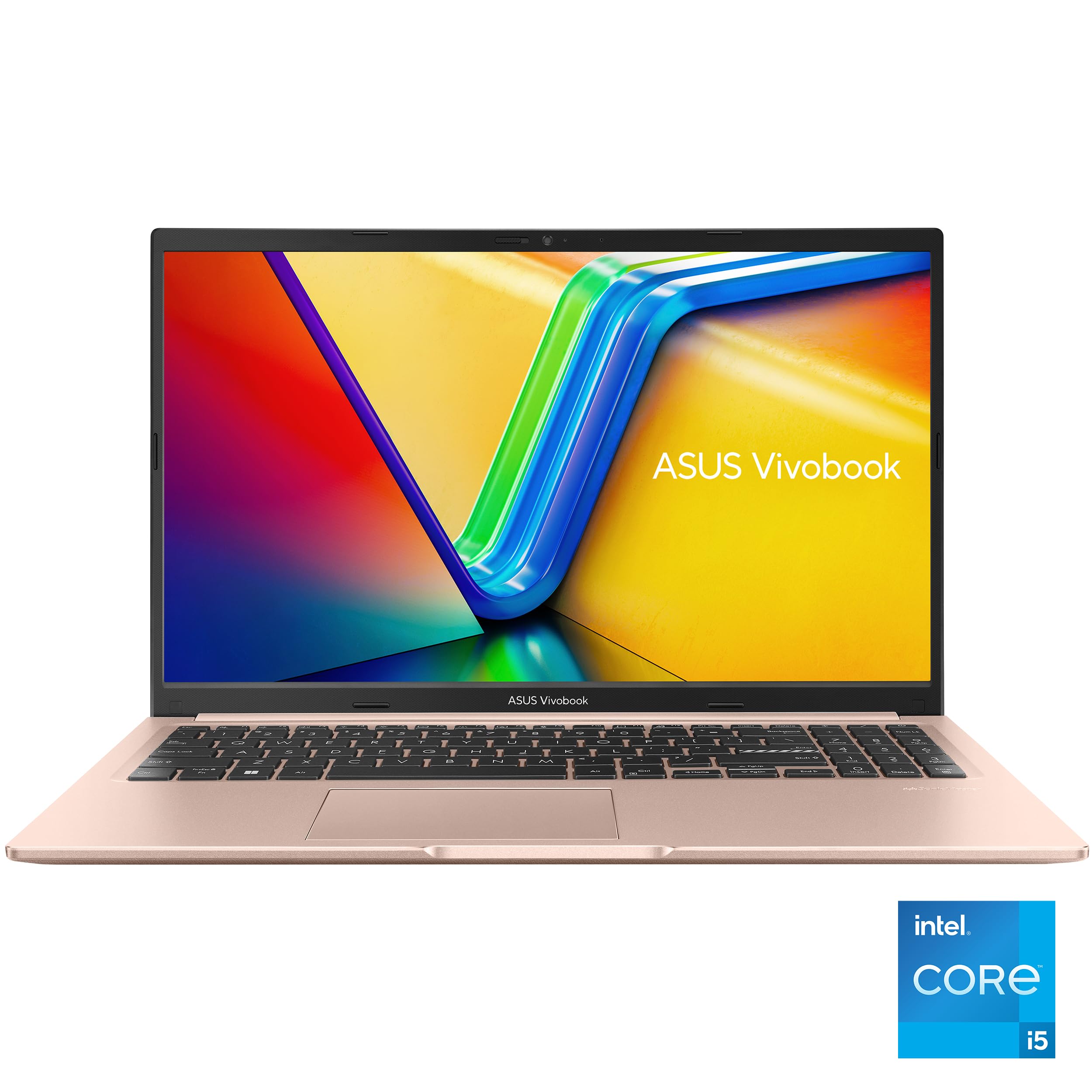 ASUS Vivobook 15 Laptop, 15.6” FHD Touch Display, Intel Core i5-1334U, Intel Iris Xe Graphics, 16GB Memory, 512GB SSD, Champagne, F1504VA-AB56-PK