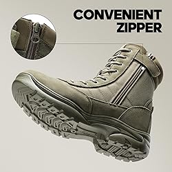 NORTIV 8 Men's Military Tactical Work Boots Side
