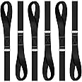 Soft Loop Tie Down Straps - 1,500 Load Capacity & 4,500 Lbs Breaking Strength - 6 Pack - Loops for Securing ATV, UTV, Motorcycles, Scooters, Dirt Bikes, Lawn & Garden Equipment - by AUGO