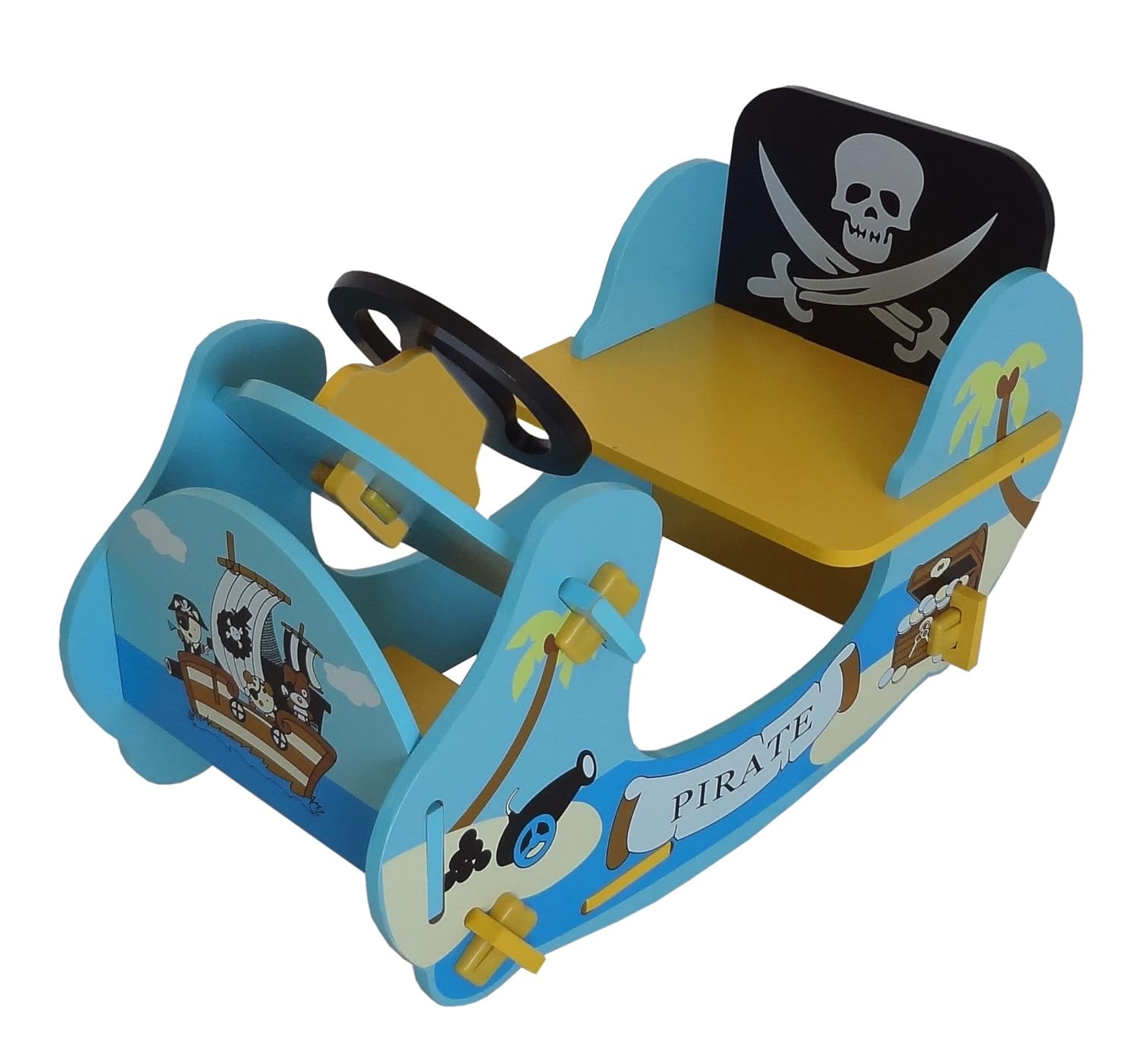 pirate ship rocking horse