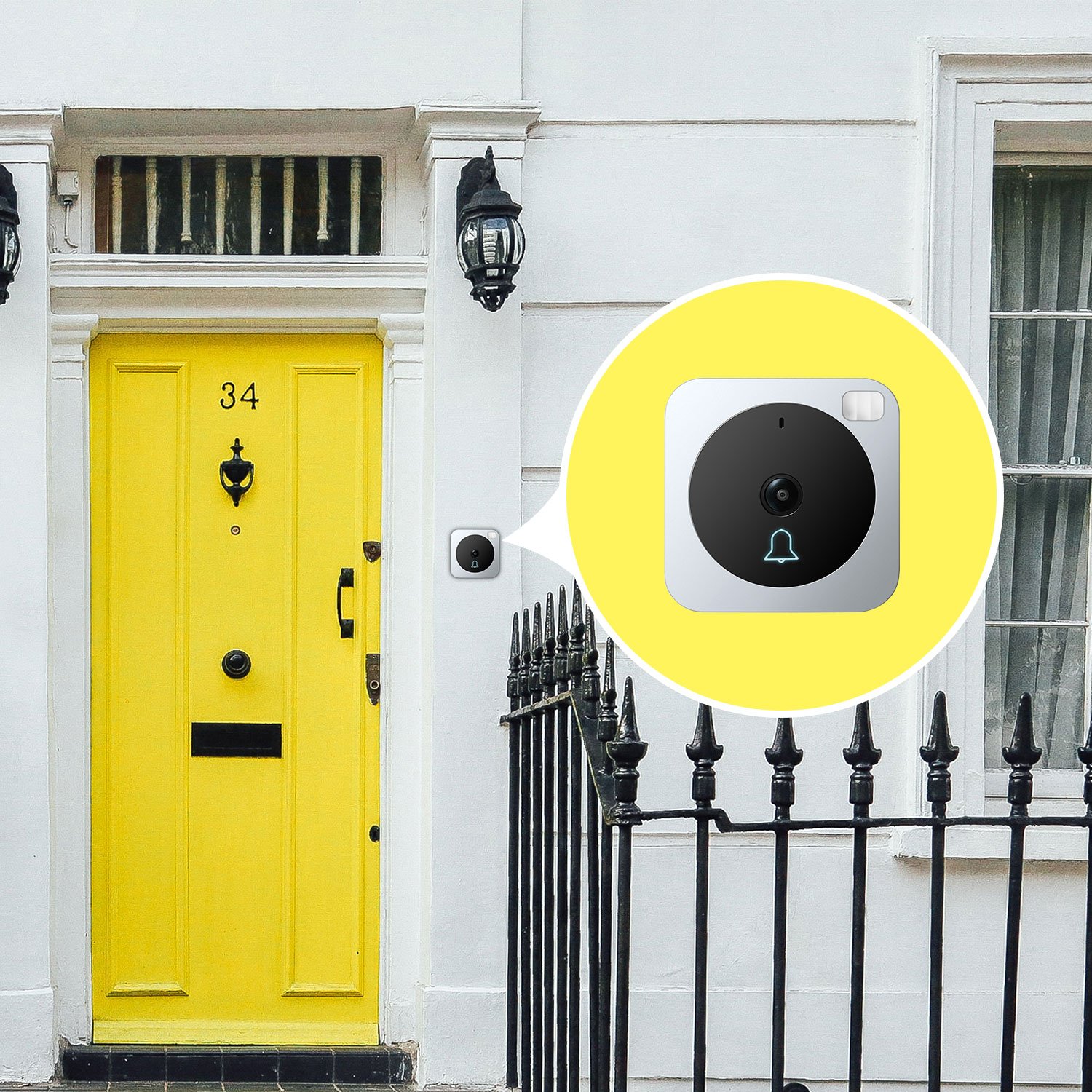 WiFi Video Doorbell Kit - Compatible with Alexa Ehco Show