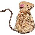Refillable Mouse Toy Stuffed with Your Choice of 5 Different Cat Drugs (Tatarian Honeysuckle, Silver Vine, Valerian Root, Lemongrass, Catnip) (Brown, 5-in-1 Complete Cat Herb Blend)