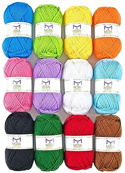 Mira Handcrafts Acrylic Each Large Yarn Skeins