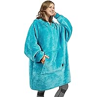 Catalonia Oversized Wearable Blanket Hoodie Sweatshirt, Comfortable Sherpa Lounging Pullover for Adults Men Women…