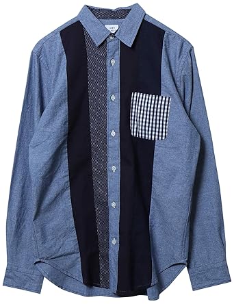 Amazon コーエン Coen ワイシャツ クレイジーパッチワーク シャツ