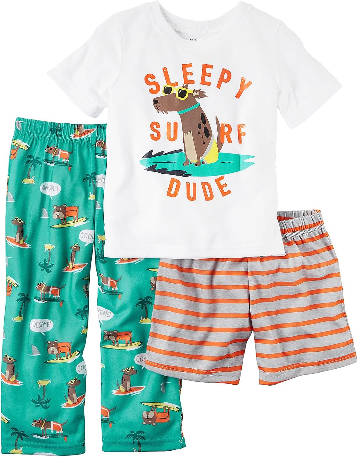 carter's pajama shorts set