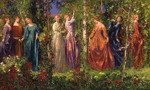 Amazon Com Thomas Edwin Mostyn Gather Ye Rosebuds While Ye May