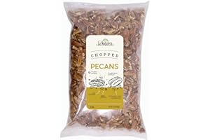 GRUPO LA NOGALERA La Nogalera - 2 lbs Chopped shelled pecans. Raw pecan nuts, NO SHELL, Non-GMO, No Preservatives, Unpasteurized, Kosher and Halal Certified and Ketogenic friendly