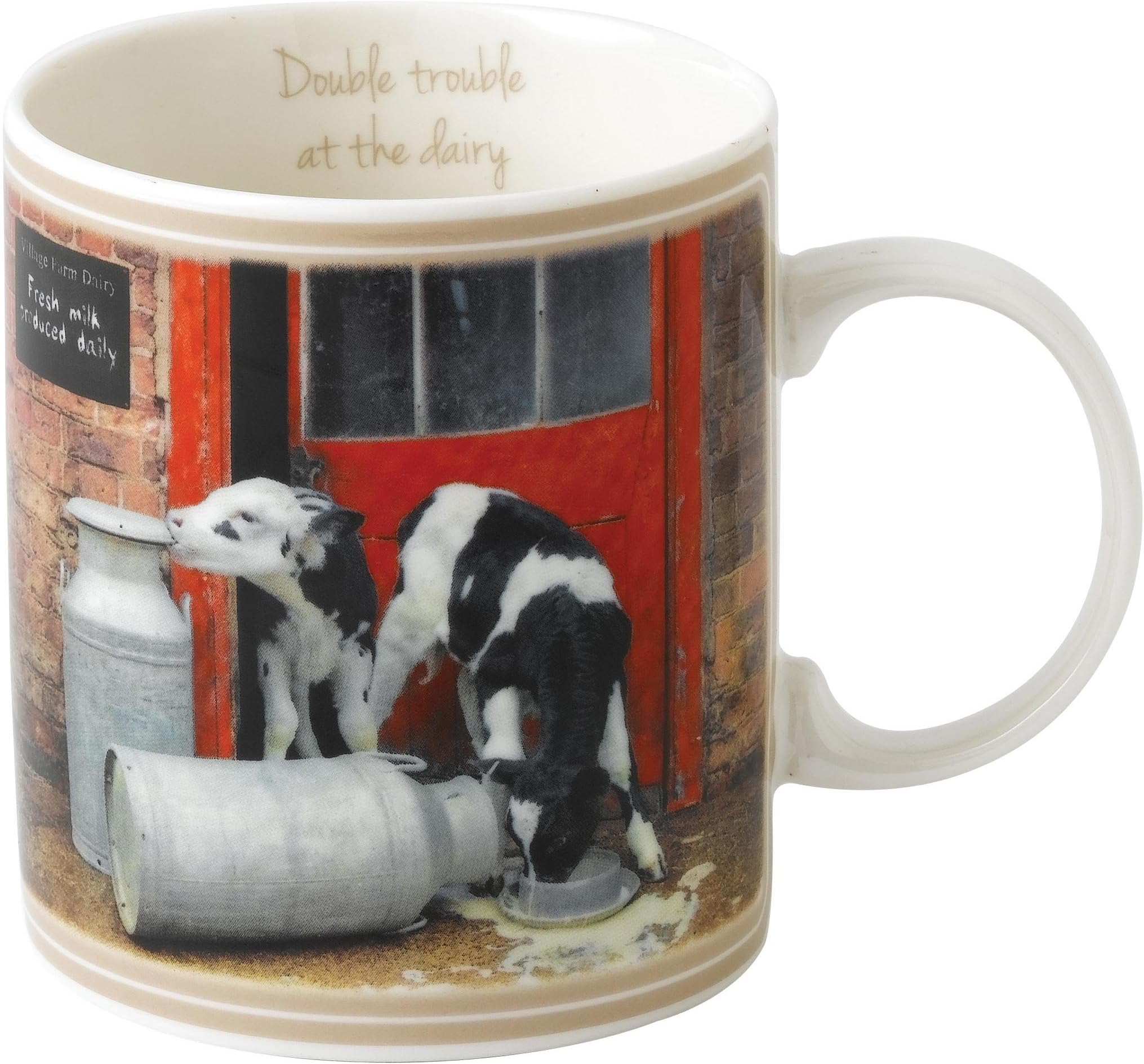 Kitchy & Co Double Trouble At The Dairy Mug