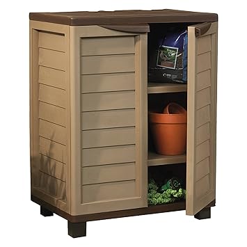 Clifford James Garden Cabinet Outdoor Waterproof Plastic Utility