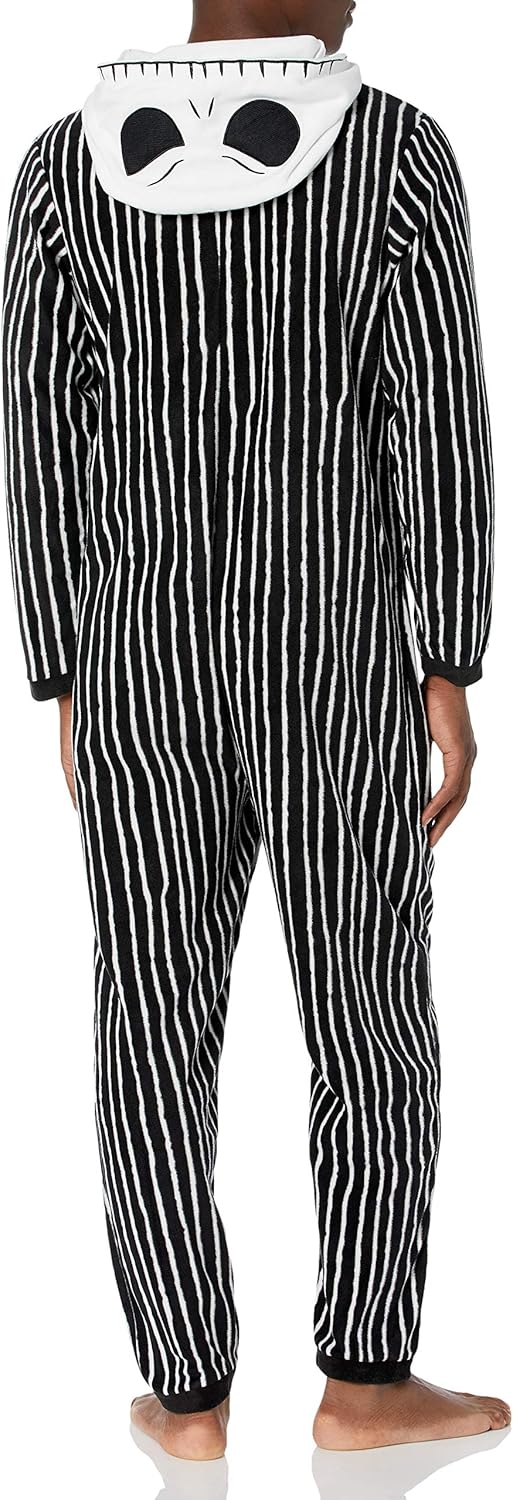 Disney Men's The Nightmare Before Christmas Hooded One Piece Pajama at  Men’s Clothing store