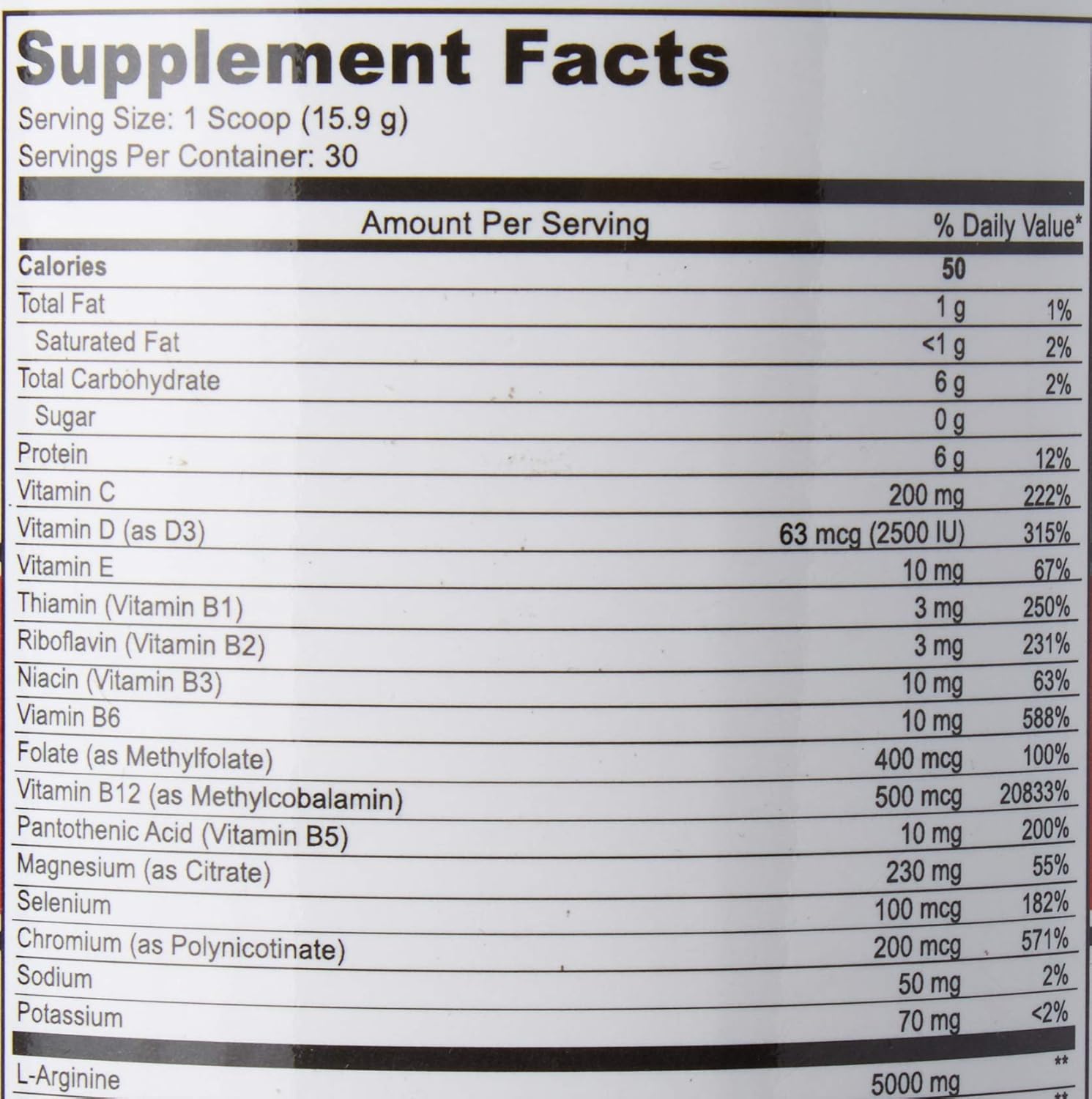 Cardio 911® Heart Health - Nitric Oxide Supplement - (16.82 Ounce Powder with Scoop) - Tart Cherry Flavor L-Arginine 5000 mg and L-Citrulline 1000 mg Combo, Pack of 1: Health & Personal Care