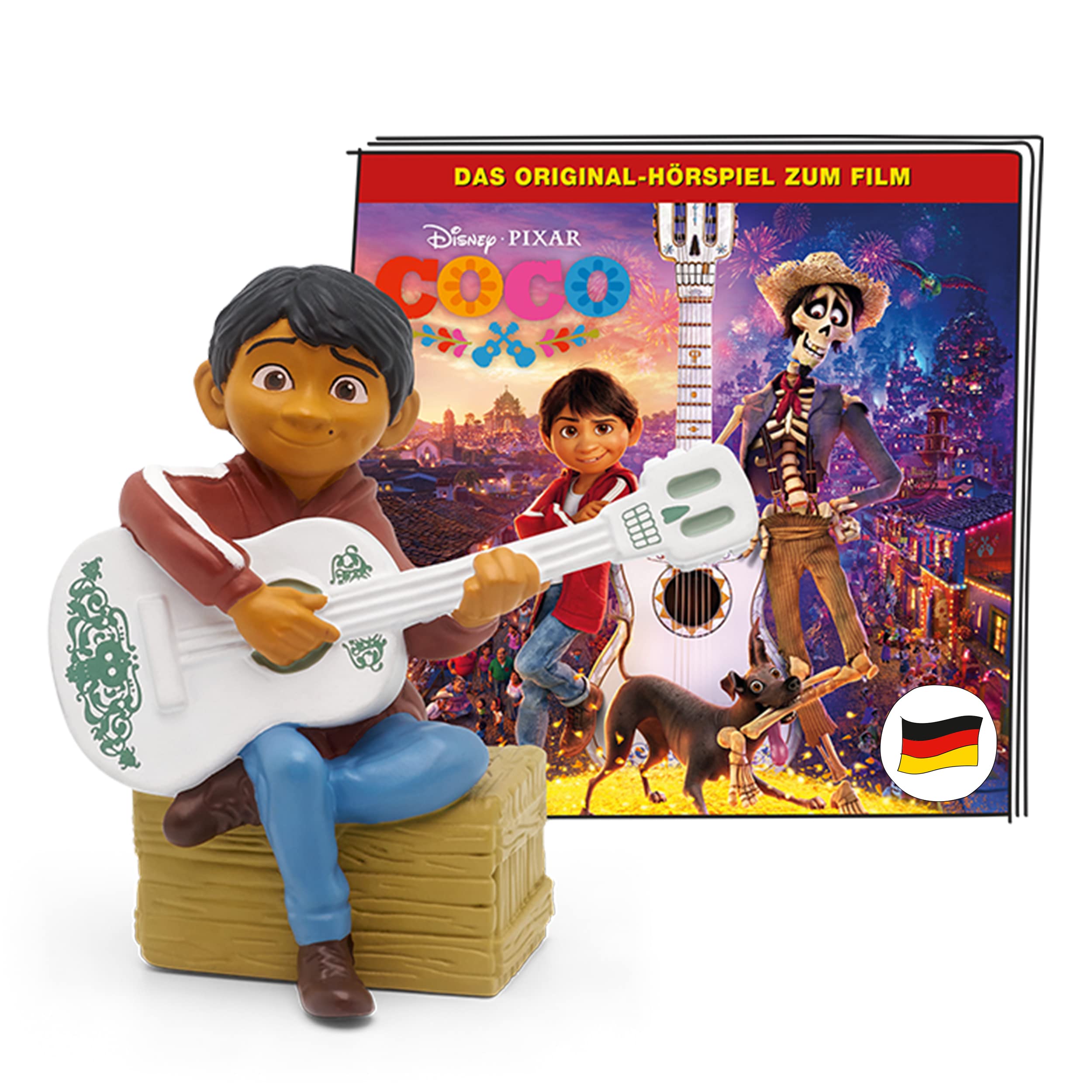 tonies Disney Coco Audio Figure for Toniebox, Original Audio Play for the Film, Audio Play for Children from 6 Years, Playing Time Approx. 76 Minutes