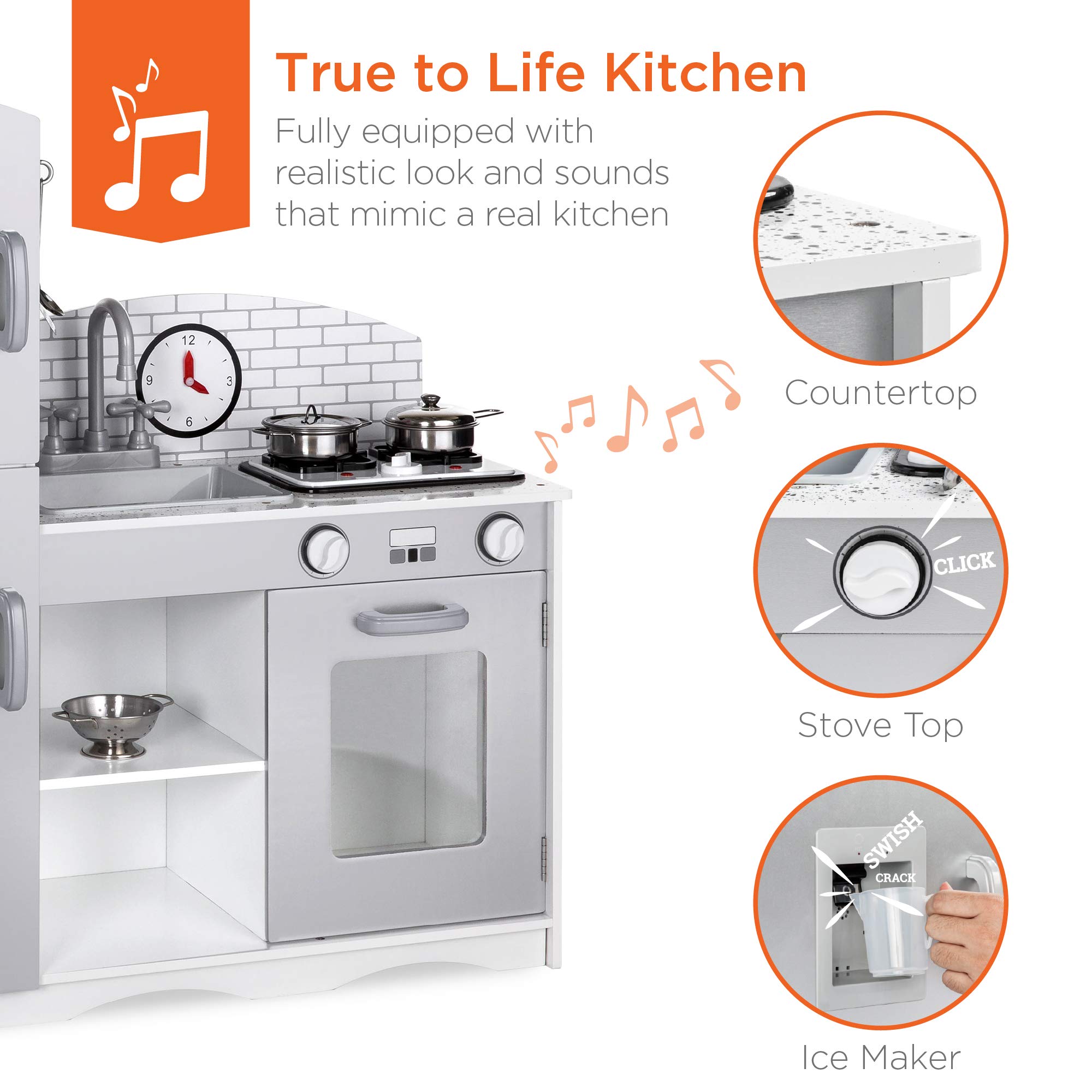 kidkraft chef's corner play kitchen