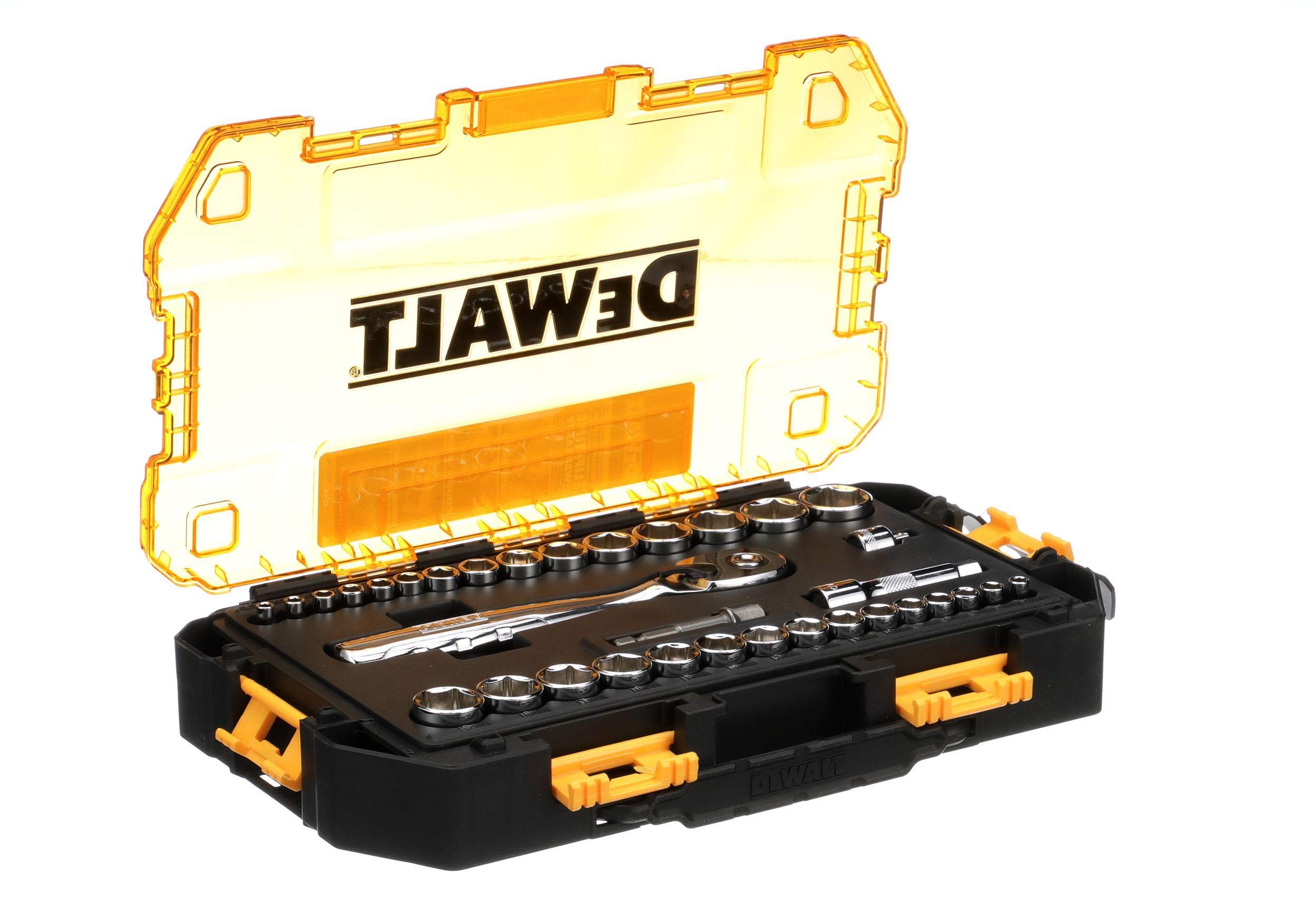 Galleon DEWALT DWMT73804 Drive Socket Set (34 Piece), 1/4" And 3/8"