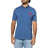 Hugo Mens Slim Fit Square Logo Cotton Polo Shirt