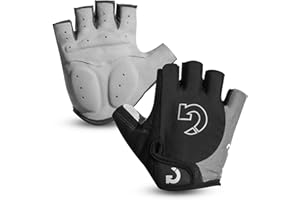 GEARONIC Cycling Gloves Bike Bicycle Motorcycle Glove Mountain Bike Gloves MTB Shockproof Foam Padded Outdoor Workout Sports Half Finger Short Gloves Guantes