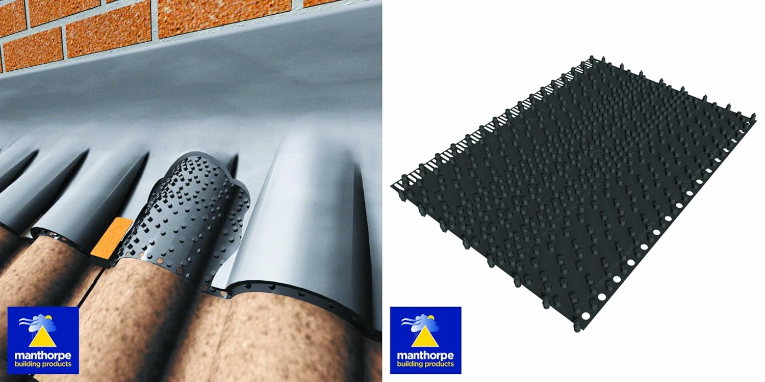 Manthorpe G1105 Abutment Flash Vent Ventilating Flashing 235mm wide x