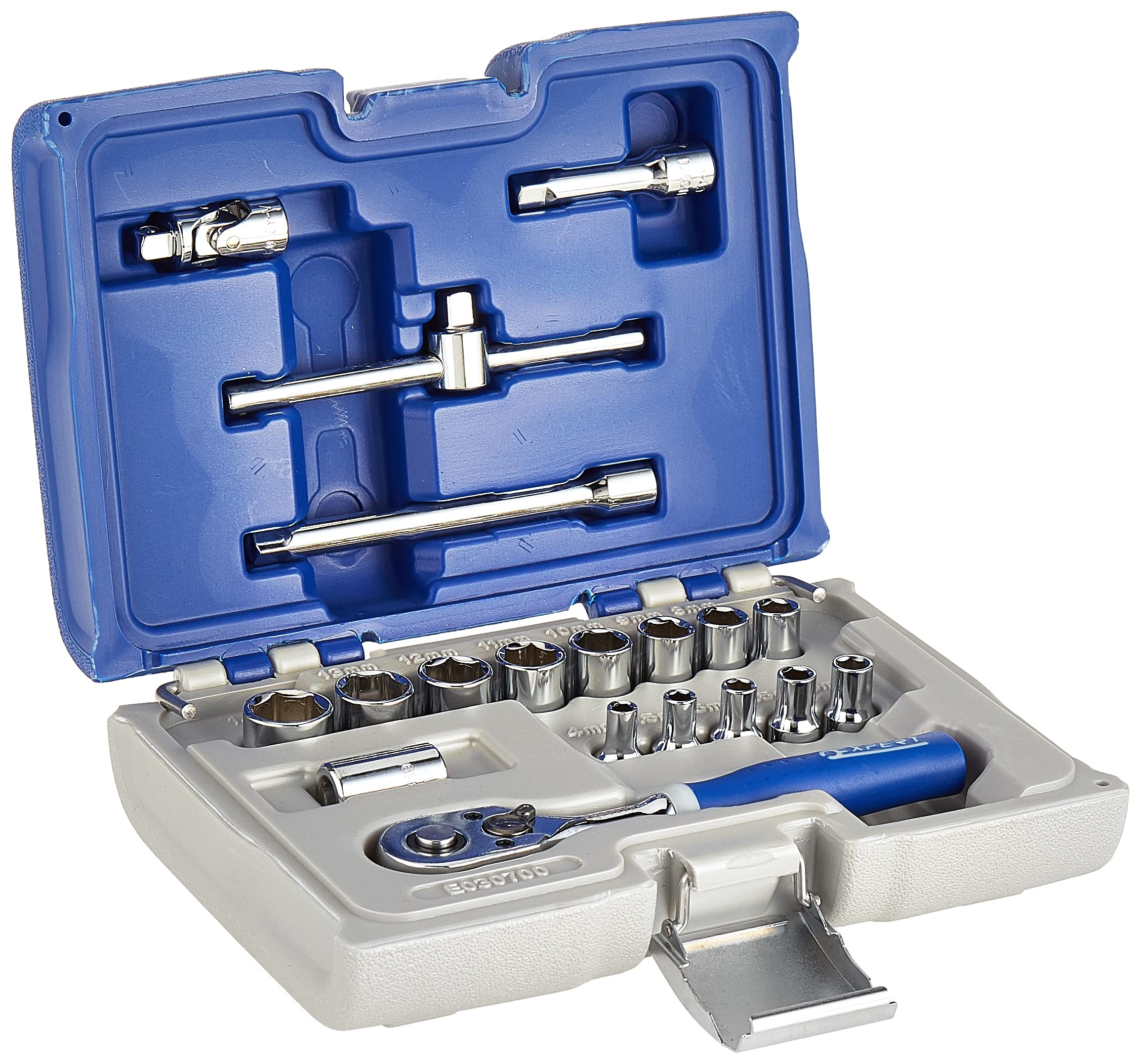 Britool E030700B Socket Set Metric 1/4" in Drive, 19 Pcs