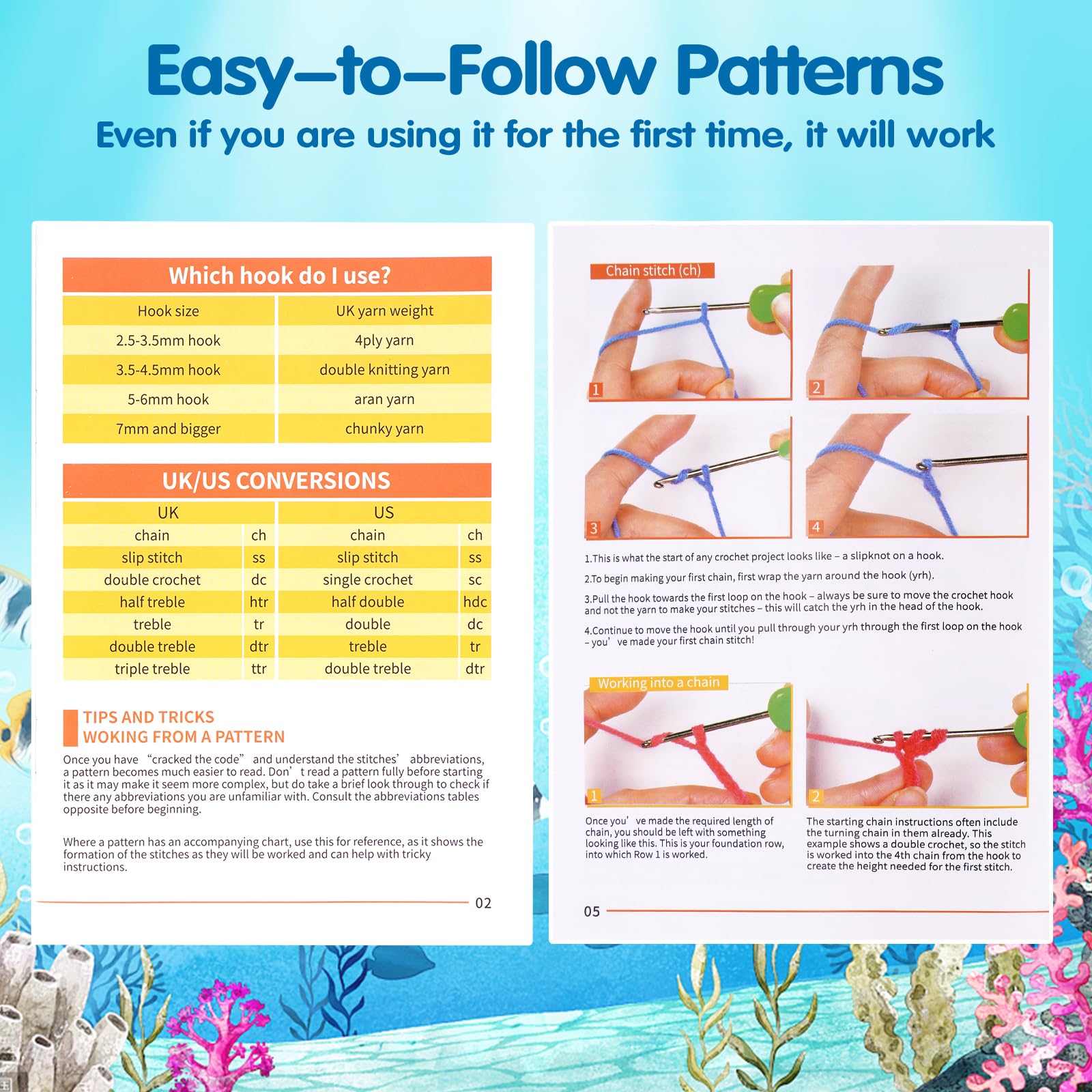 WILSHIN Crochet Kit - Complete Octopus Crochet Set - All-Inclusive Crochet Kit with Step-by-Step Tutorial Videos