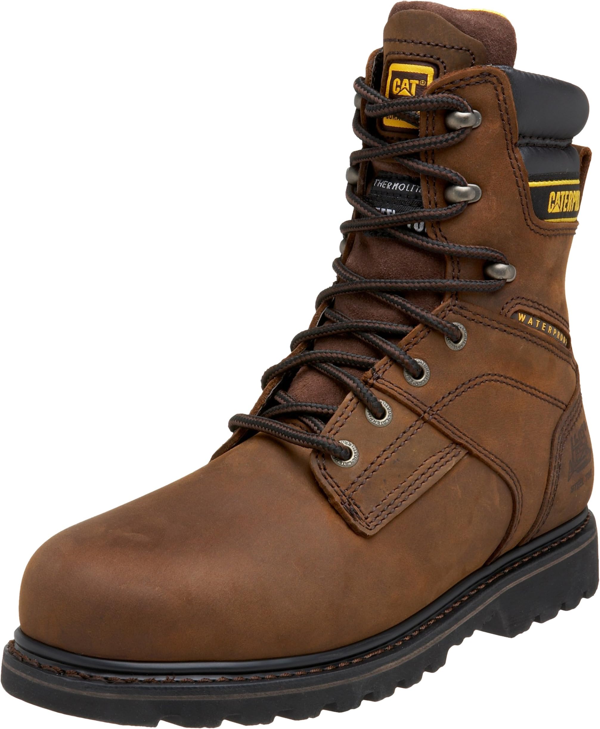 Caterpillar P89785 Men's Salvo 8" Waterproof Steel Toe Boot