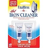FAULTLESS Hot Iron Cleaner, Non-Toxic Steam Iron Cleaner, Removes Melted Fabrics, Glue, Hard Water, Lime Deposits & Starch -