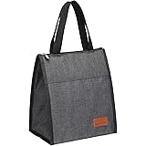 Bagseri Lunch Bag, Insulated Lunch Tote Bags for Women Men, Portable Reusable Adult Lunch Cooler Bag Thermal Organizer, Water