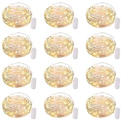 Brightown 12 Pack LED Fairy Lights Battery Operated