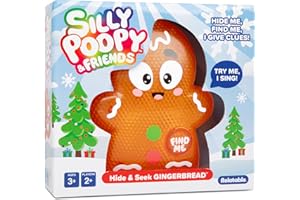 Silly Poopy & Friends™ Hide & Seek Gingerbread™ by Relatable, The Kid-Friendly Hide & Seek Game, Great Kids Games, Includes 1