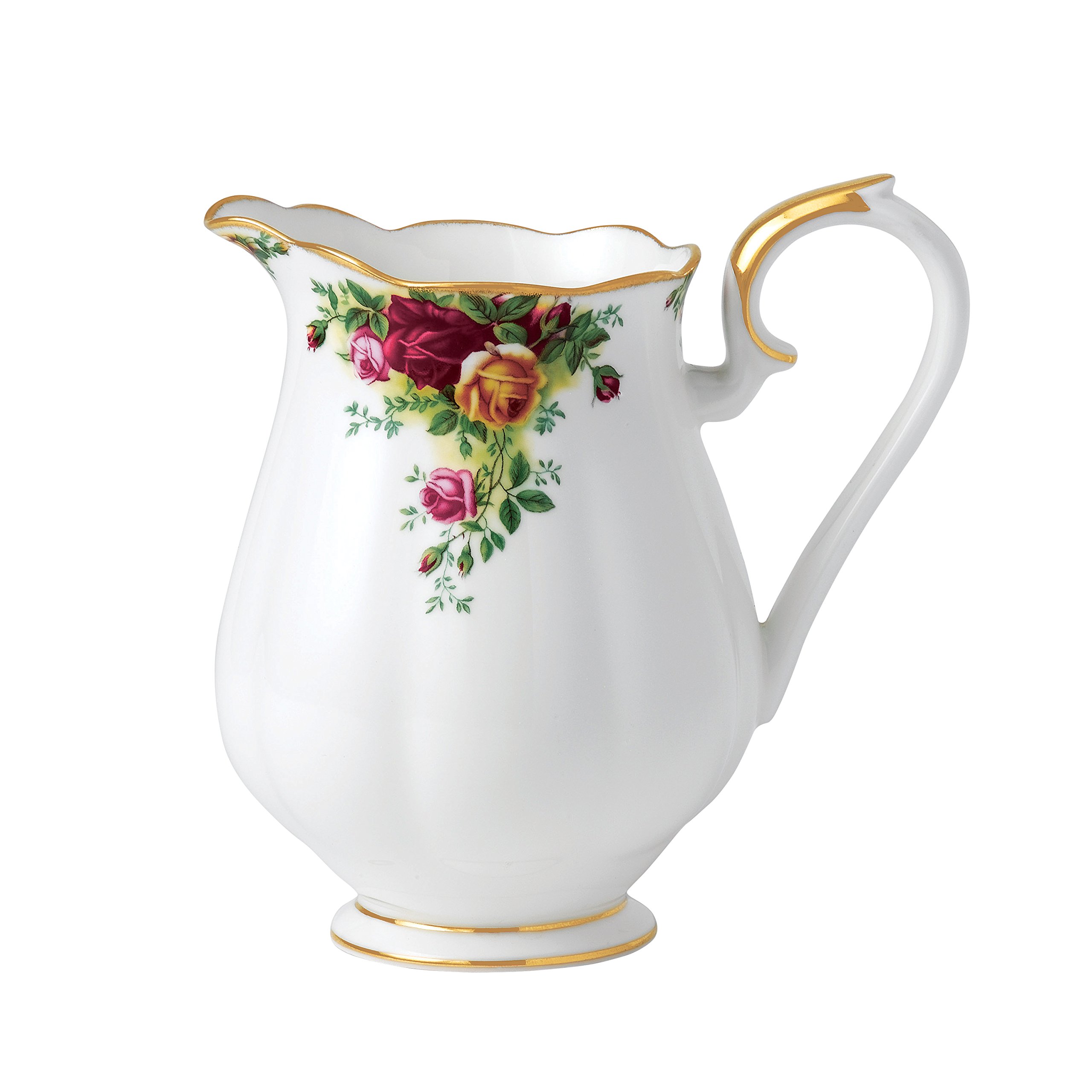 Royal Albert Old Country Roses Jug 1.3L/2.7pt, White, Bone China, 1.3ltr