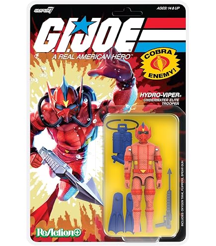 Amazon.com: Super7 G.I. Joe Cobra Shocktrooper (Rifle A) - 3.75