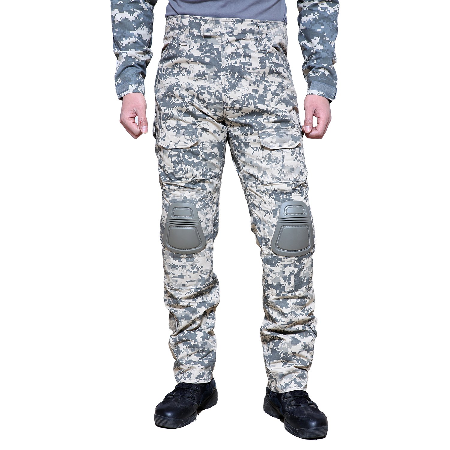 Men's Military Pants Ripstop Tactical Pants Slim Fit with Knee Pads Buy Online in