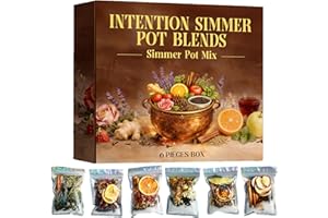 GULUXLY 6PCS Simmer Pot Potpourri, Simmer Pot Mix, Mixed Flavors SimmerPot Kit, Simmers Pots Blends, SimmerPot for Potpourri, Simmer Pot Packets, Intention Simmers Pot Blends (One Pack(6 Pcs))