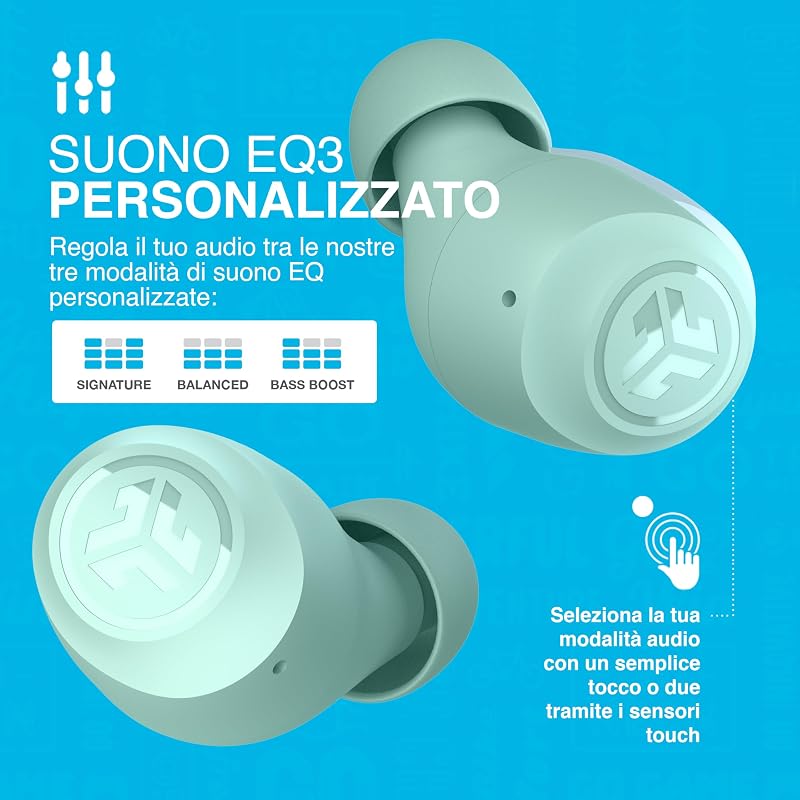 Go Air Pop+ Cuffie Bluetooth In Ear - 35H+ Autonomia, Menta