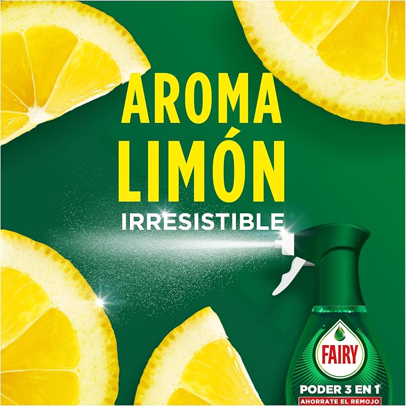 Alimentação Sem Imersão em Spray de Limão, Louça e Cozinha, Antigordura, 1000ml