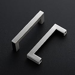 Ravinte 10 Pack Square Bar Kitchen Cabinet Handles