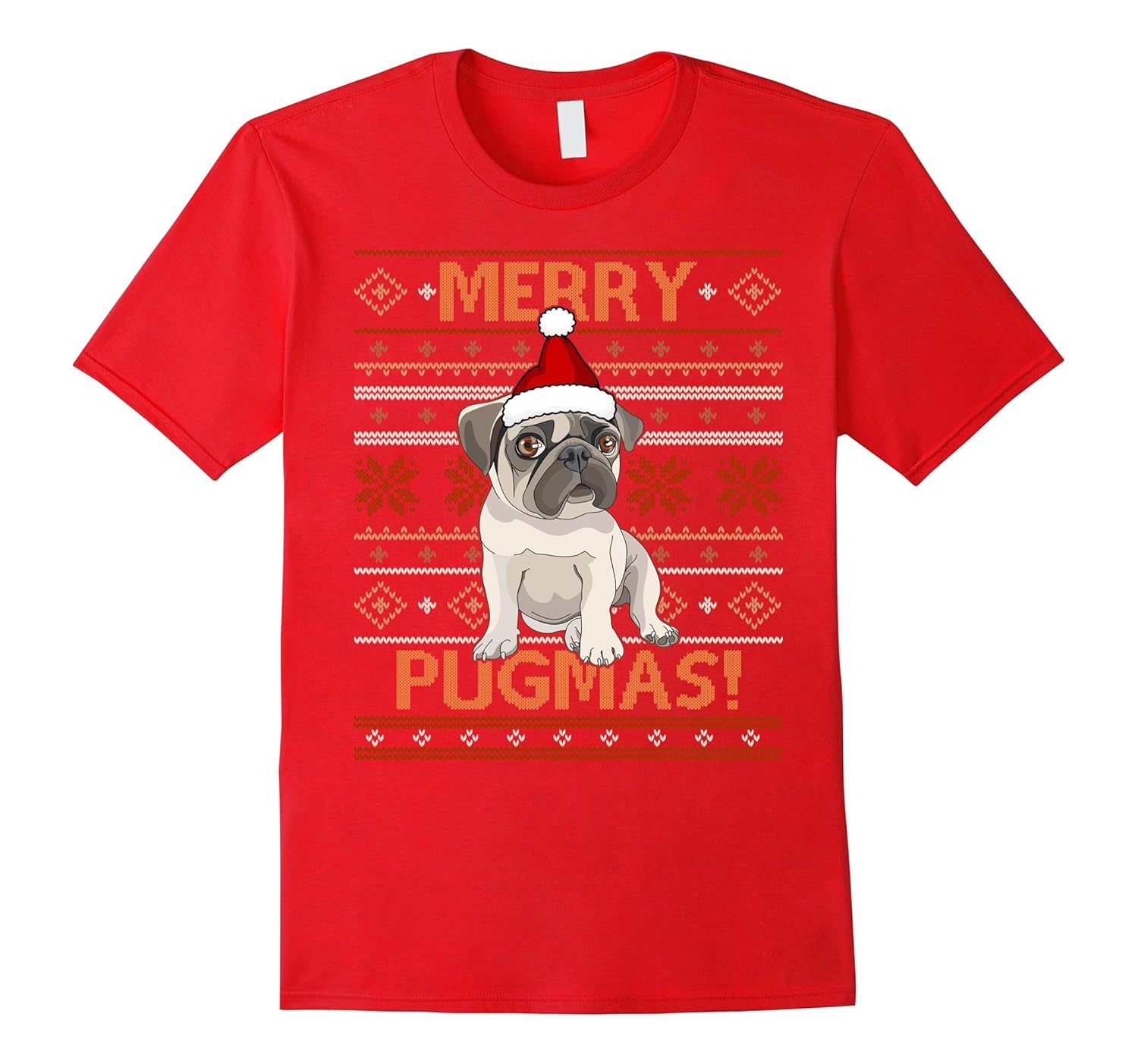 Santa Pug Merry Pugmas T-shirt Pug Lovers-ANZ